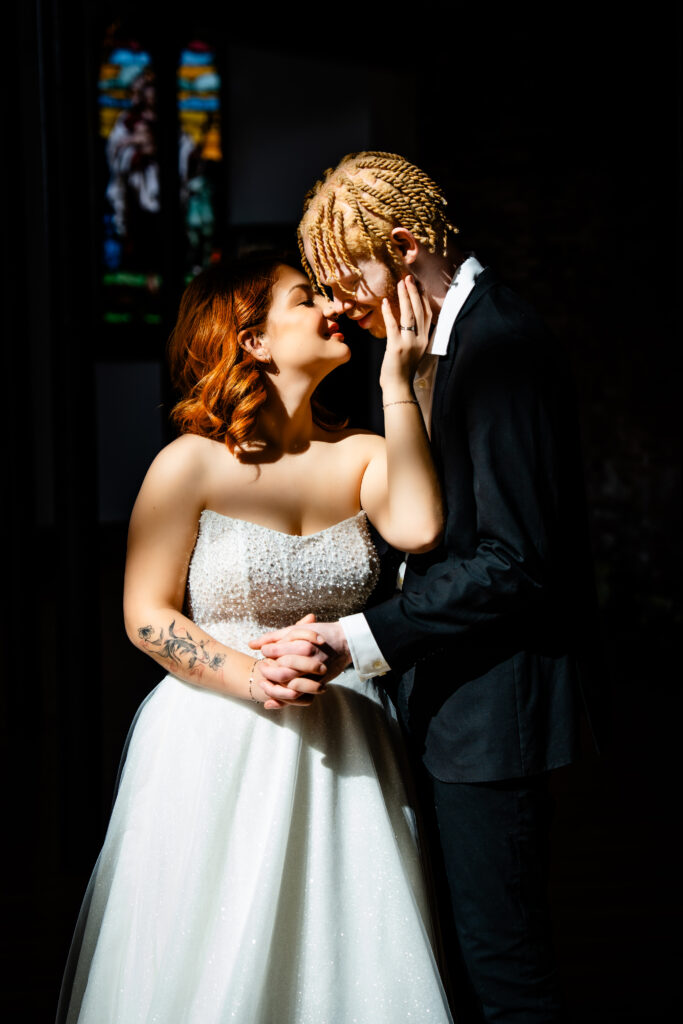 Iowa wedding photographer Des Moines Wedding Photographer Saints Center wedding venue