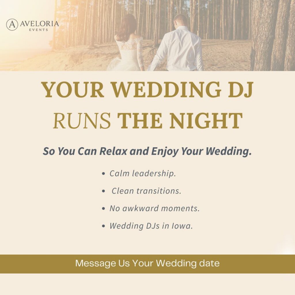 Aveloria Iowa wedding DJ 