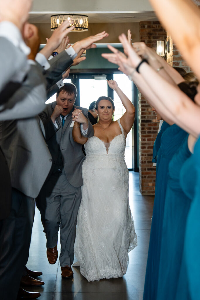 Wedding reception at Bluebird Hill Iowa wedding venue