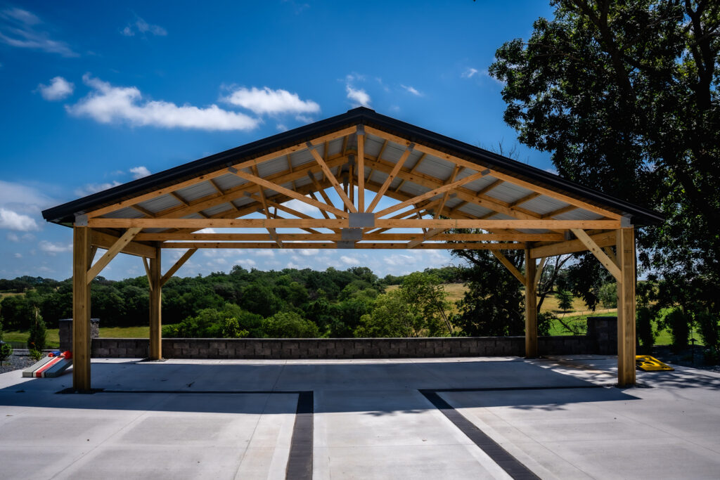 Outdoor photos at Bluebird Hill Iowa wedding venue